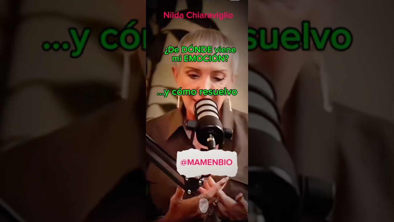 &iquest;De D&Oacute;NDE viene mi EMOCI&Oacute;N? &hellip;y COMO RESUELVO #nildachiaraviglio #desarrollopersonal #emociones