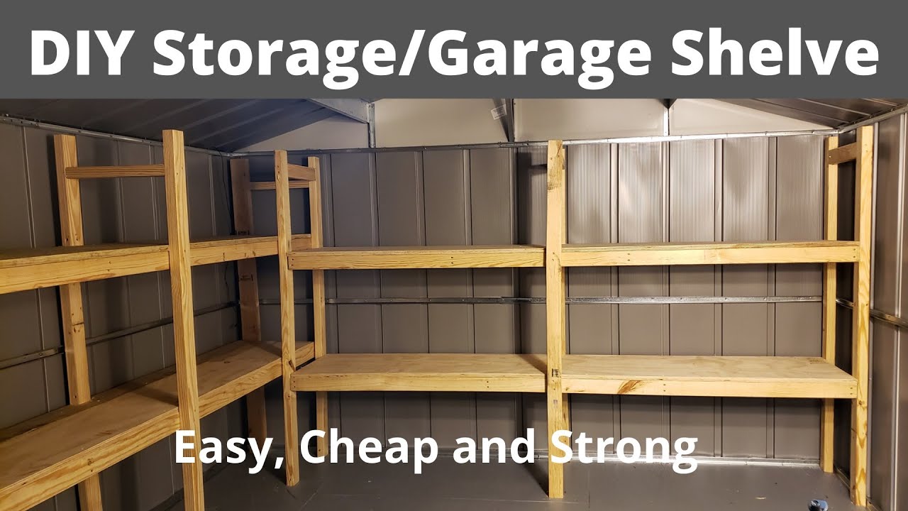How to Build Storage/Garage Shelve - Easy, Cheap and Strong