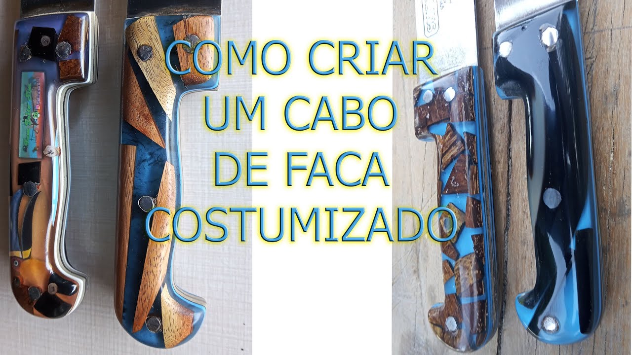 COMO CRIAR UM CABO DE FACA COSTUMIZADO