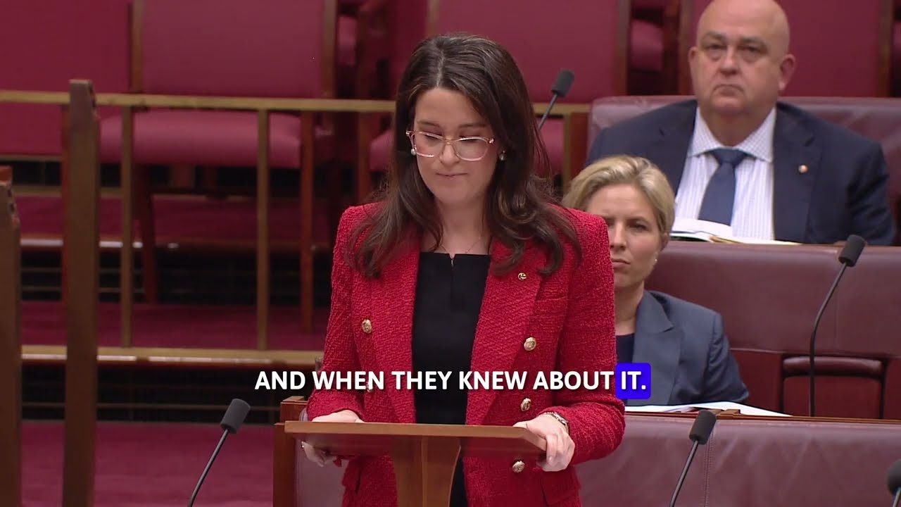 Senator Chandler: 