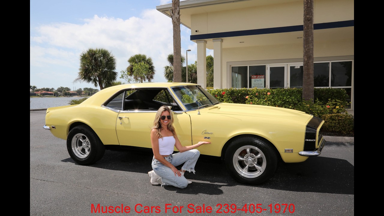 1968 Camaro SS 350 Auto Holley Sniper EFI FAST !!! $48000.00 www.musclecarsforsale.com