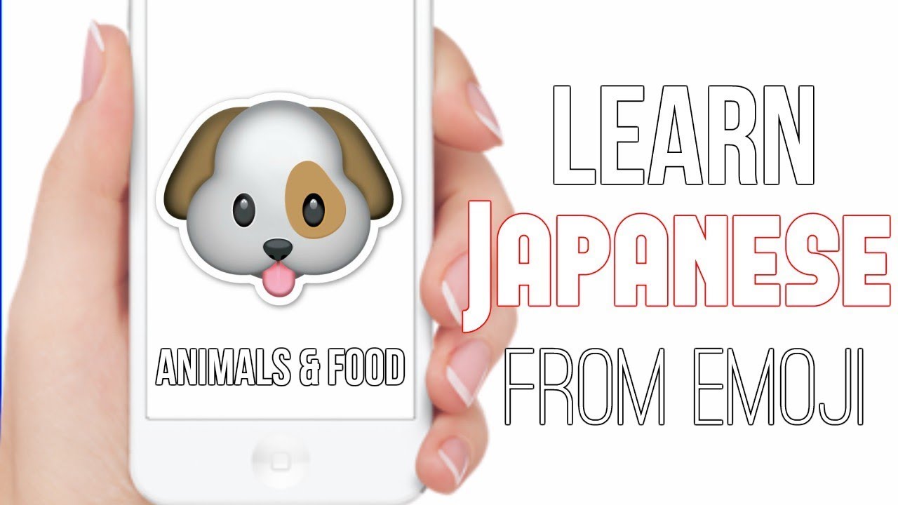 Learn Japanese From Emoji📱Animals🐶 & Food🍕