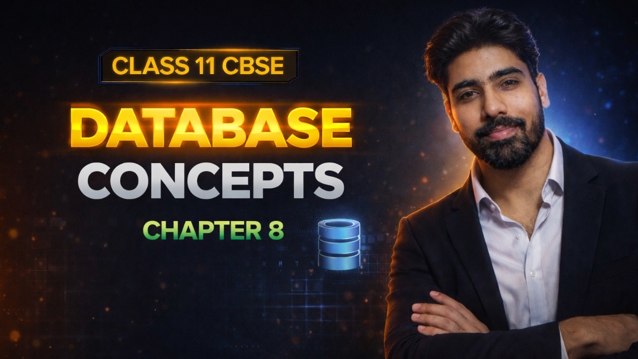 Class 11 IP Chapter 8 – Database Concepts One Shot | Full CBSE Revision