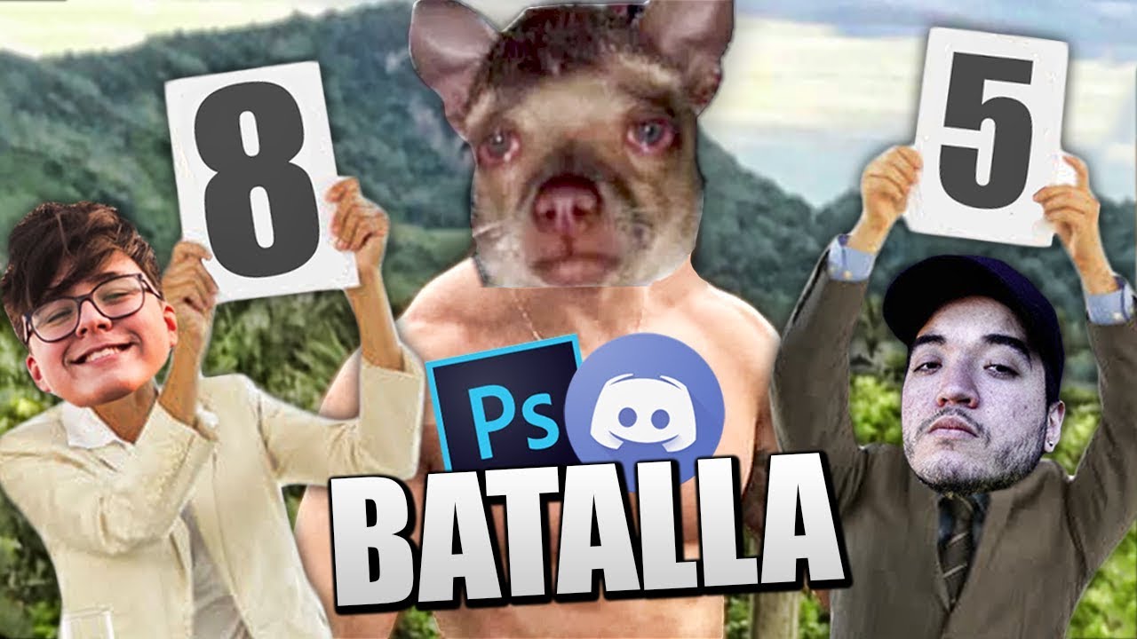 BATALLA de PHOTOSHOP en DISCORD ft. VUDU  y MATEO