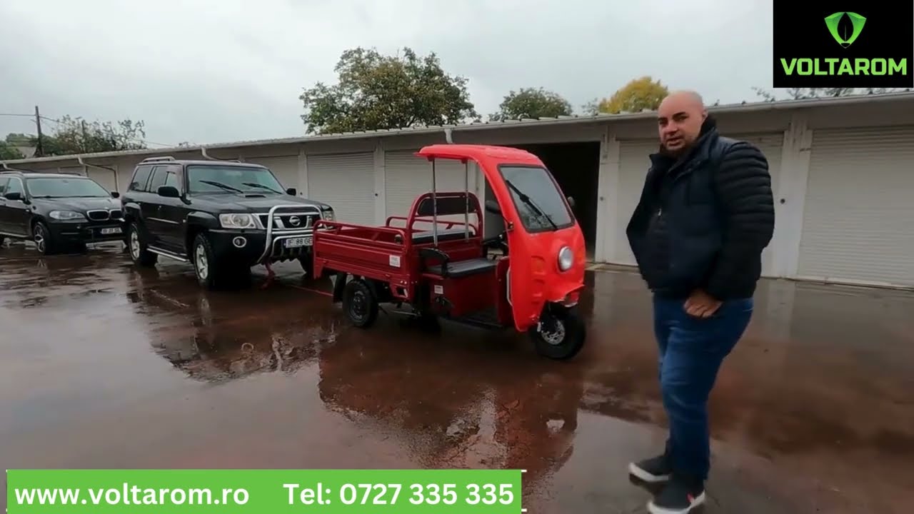 Triciclu electric, FARA Permis, motor 3900W