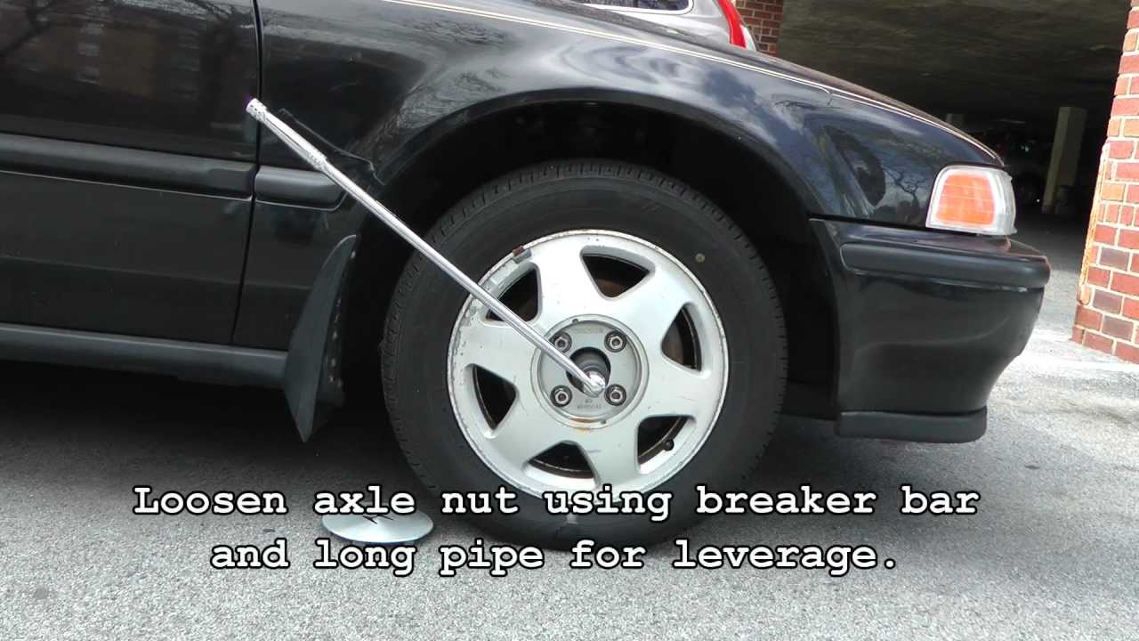 1992 Honda Accord Driveshaft CV Axle Replacement