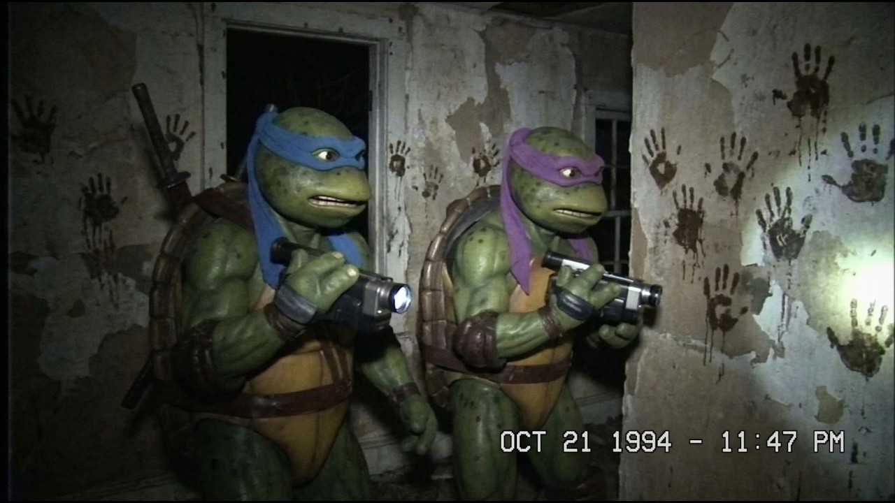 'Ninja Turtles vs The BLAIR WITCH PROJECT!' (1999) - #parody #mashup #ai