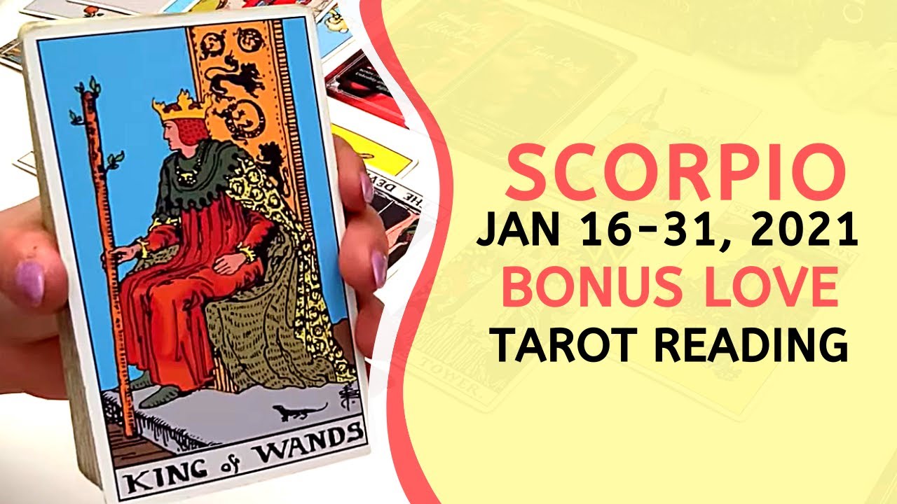 SCORPIO BONUS ❤️ “I don’t want to lose you.” ~ Love Tarot January 16-31, 2021Scorpio bonus