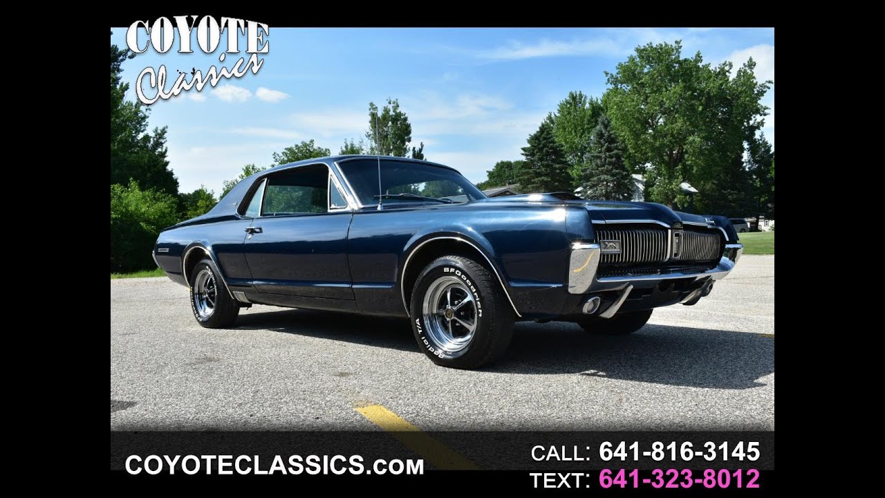 1967 mercury cougar XR7 for sale at www coyoteclassics com