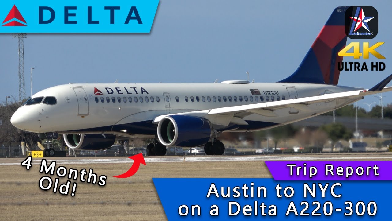 [4K] Trip Report | Flying on a BRAND NEW Aircraft! Delta Comfort+ from Austin to New York | AUS-JFK