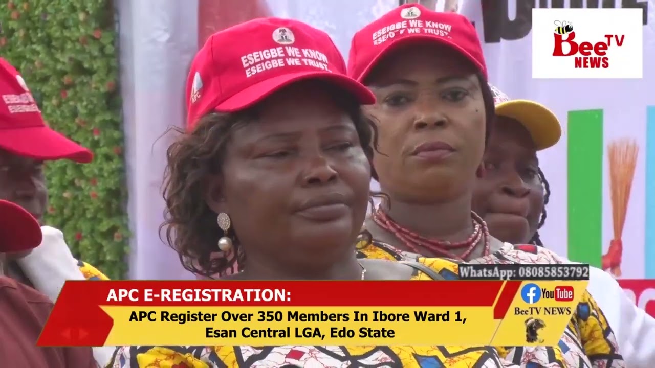 APC Register Over 350 Members In Ibore Ward 1, Esan Central LGA, Edo State.