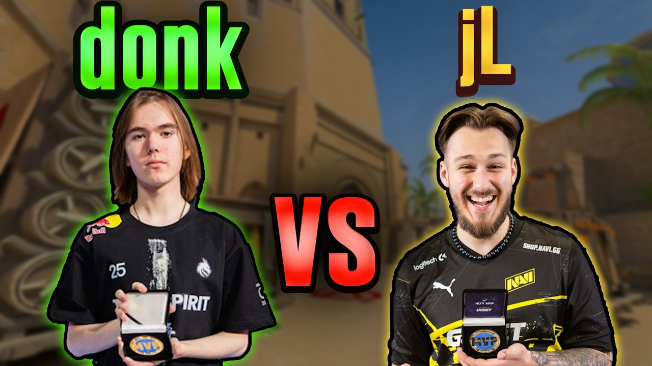 Игрок FACEIT №1 DONK против JL в высоком рейтинге FACEIT! POV donk с COMMs (Mirage)