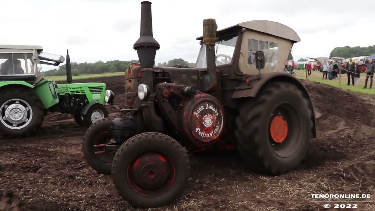 Oldtimertreffen/Treckertreffen Rechtsupweg Ostfriesland am 10.7.2022