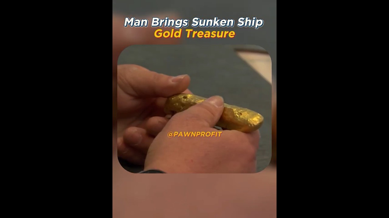Man Brings Sunken Ship Gold Treasure 💰⚓
