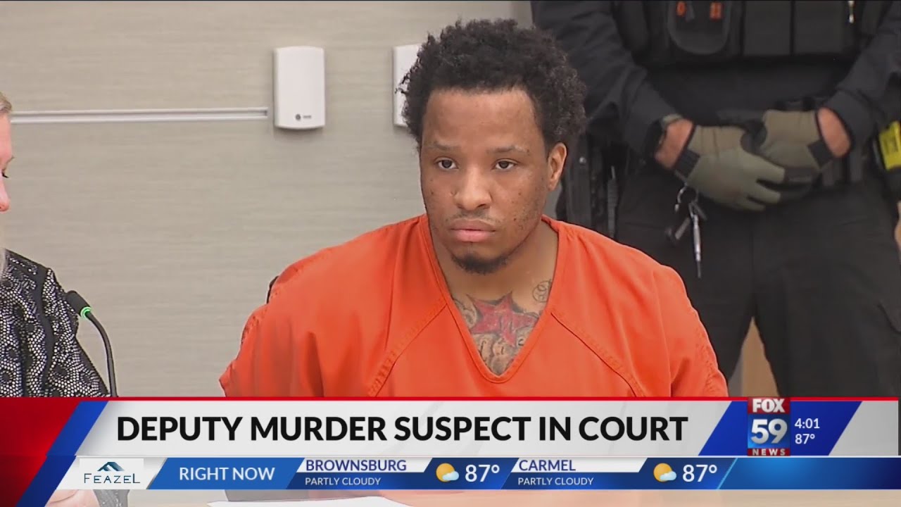 Man accused of murdering sheriff’s deputy John Durm during escape attempt makes his initial court ap