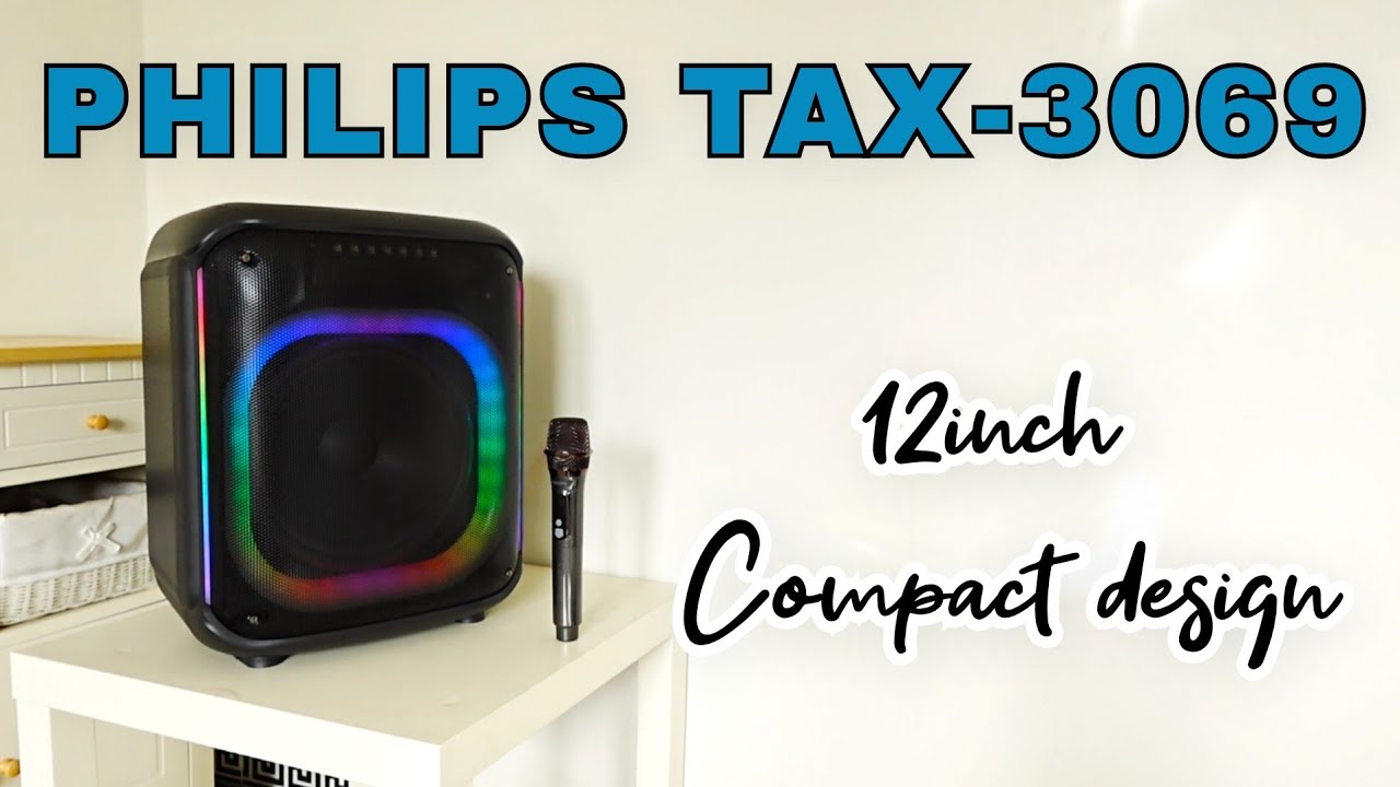 Большой сабвуфер в компактном корпусе ❗ Philips TAX-3069 12-дюймовая акустическая система для веч...