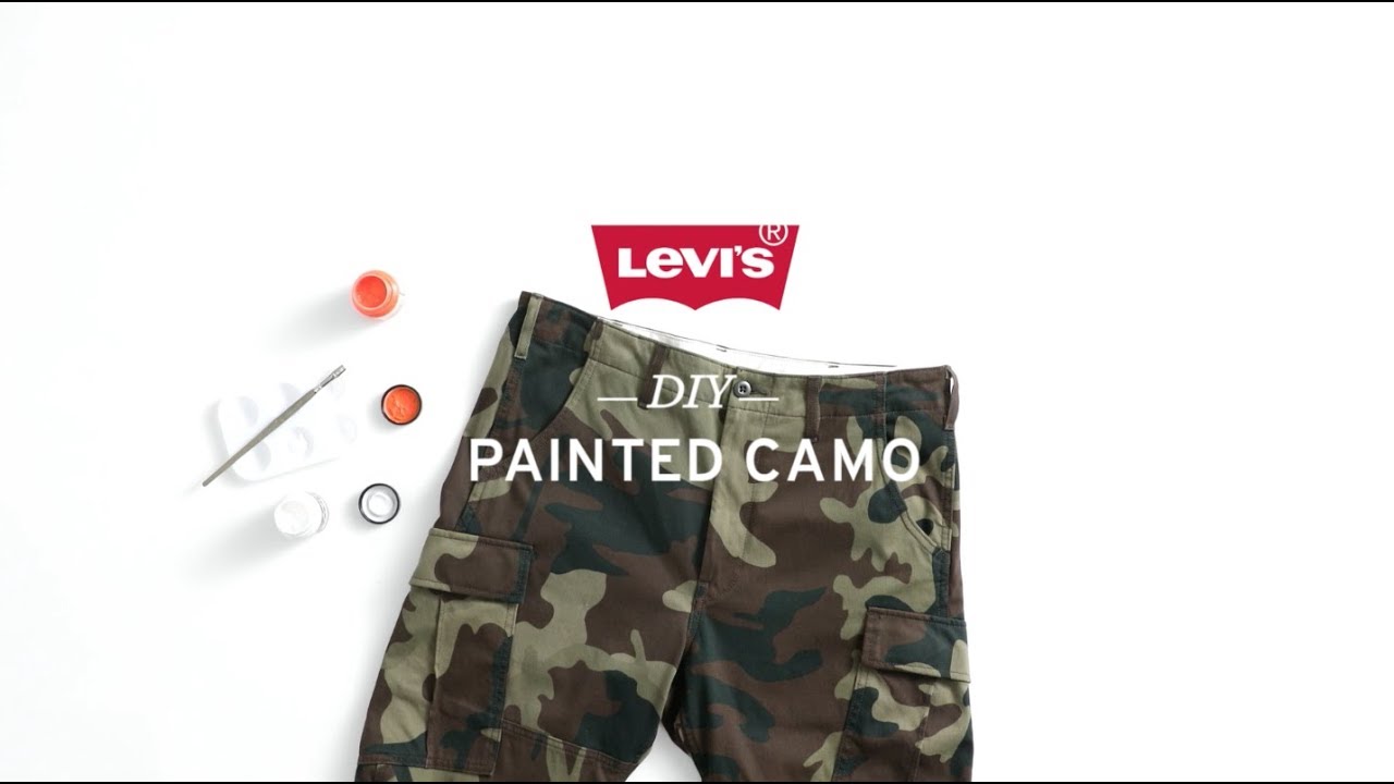 How To Paint Camo Print | Levi's