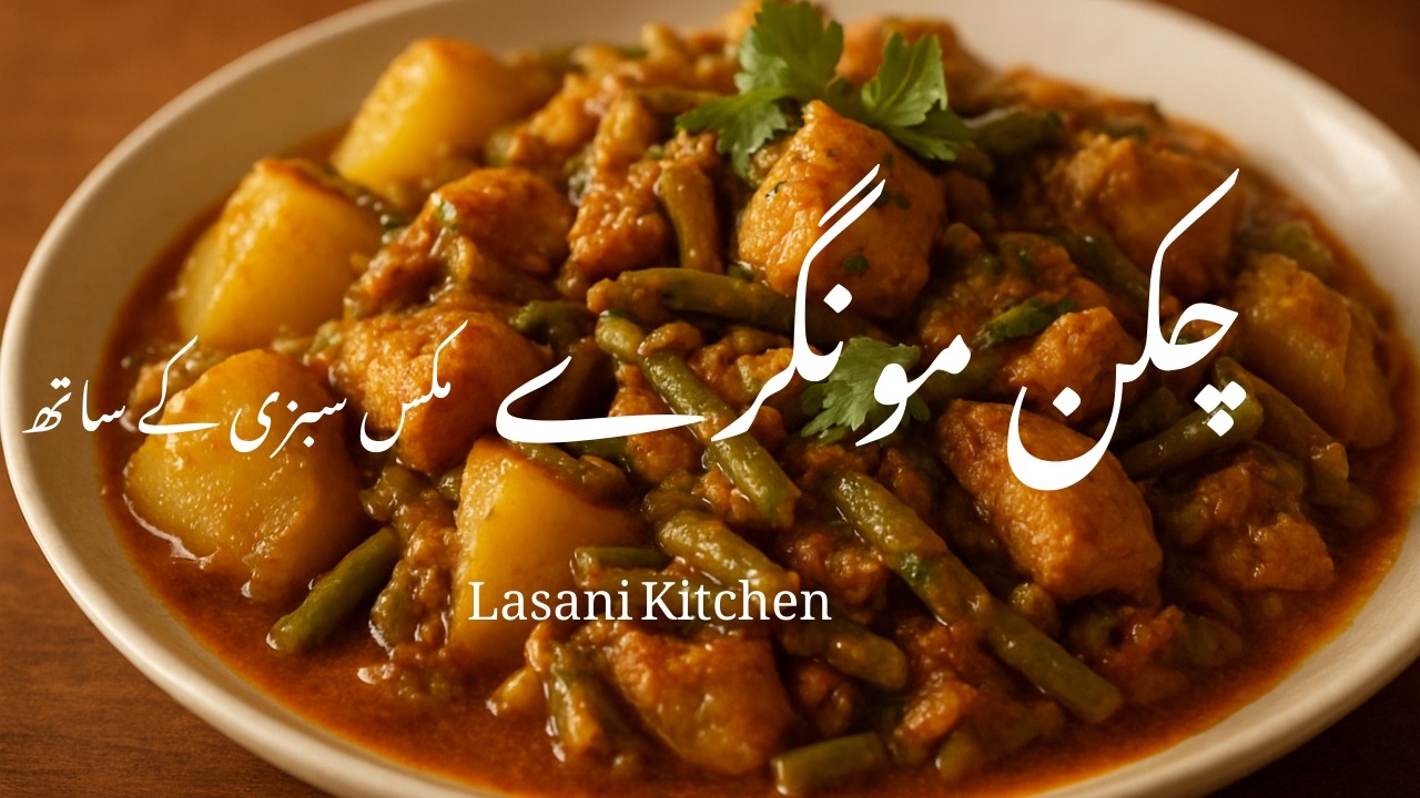 Chicken Mongray Recipe | Chicken Mongray with Mix Vegetables by Lasani Kitchen