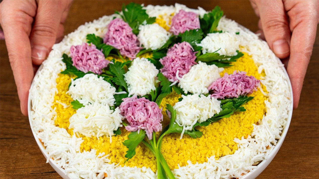 5 прекрасных салатов для вашего пасхального стола. 🥗😍👍 Просто и красиво