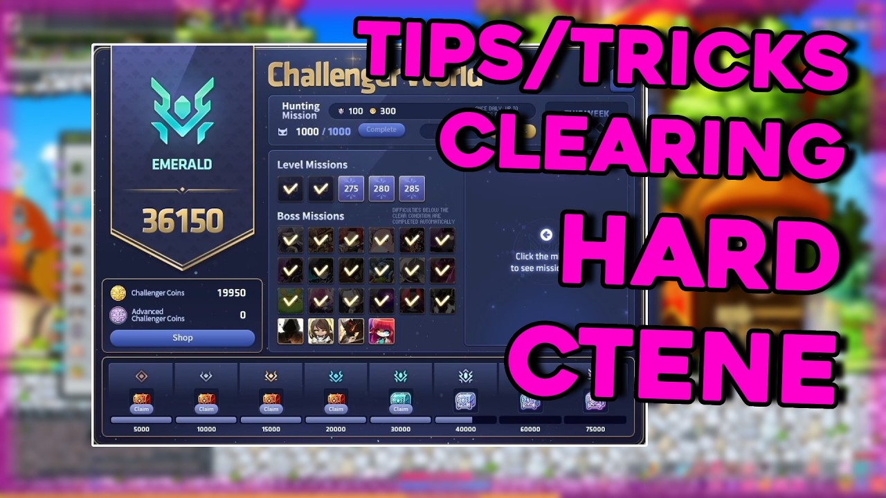 Clearing CTene And Achieving Emerald Rank (Tips And Tricks) | MapleStory