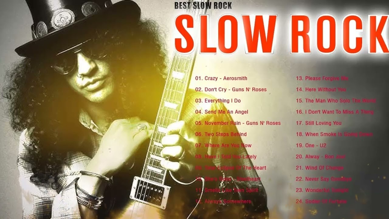 Nirvana, Air Supply, Led Zeppelin, Guns N Roses, Bon jovi   Slow Rock Love Song Nonstop 70s 80s 90s