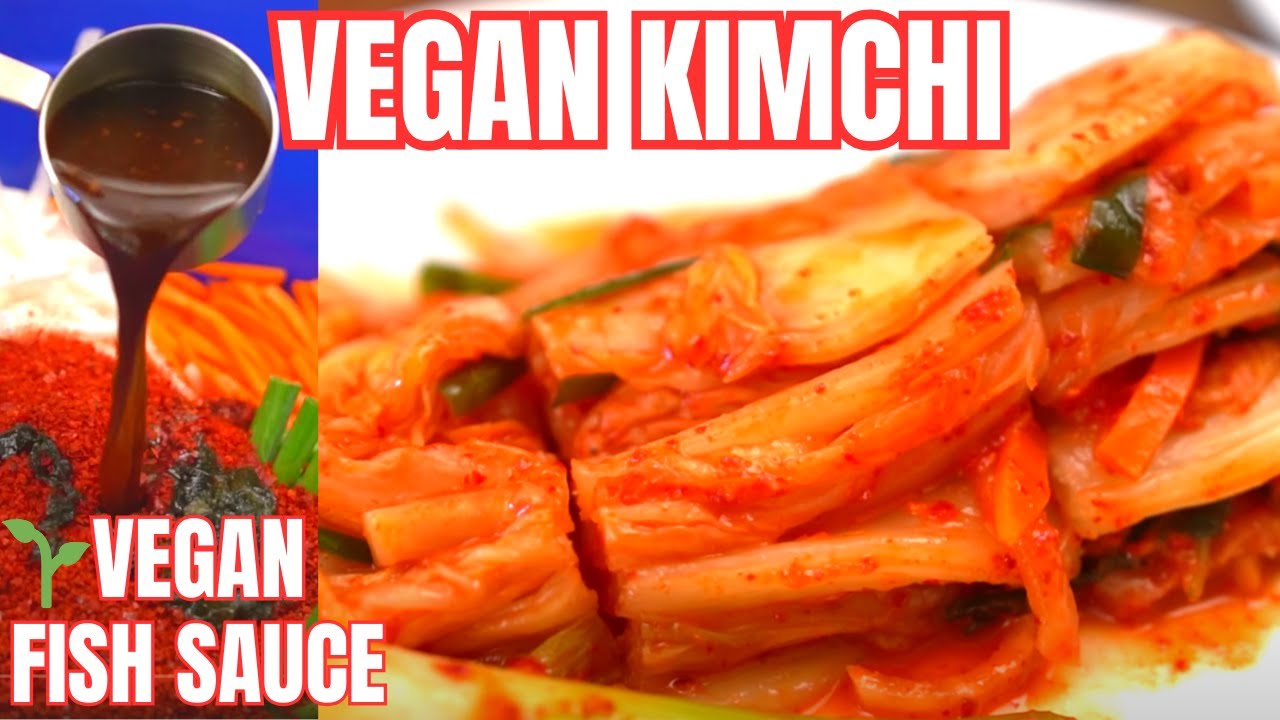 🌱VEGAN KIMCHI recipe you have been searching for + VEGAN Fish Sauce | EASY SMALL BATCH KIMCHI Recipe