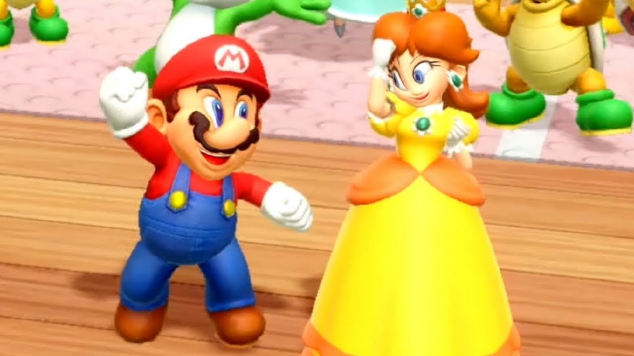 Super Mario Party | Team Mini-games | Mario vs Daisy vs Luigi vs Wario