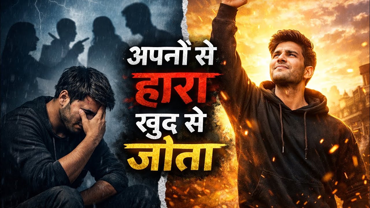 अपनों से हारा, खुद से जीता 🔥 | Heart Touching Motivational Song | Life Reality Rap 2026