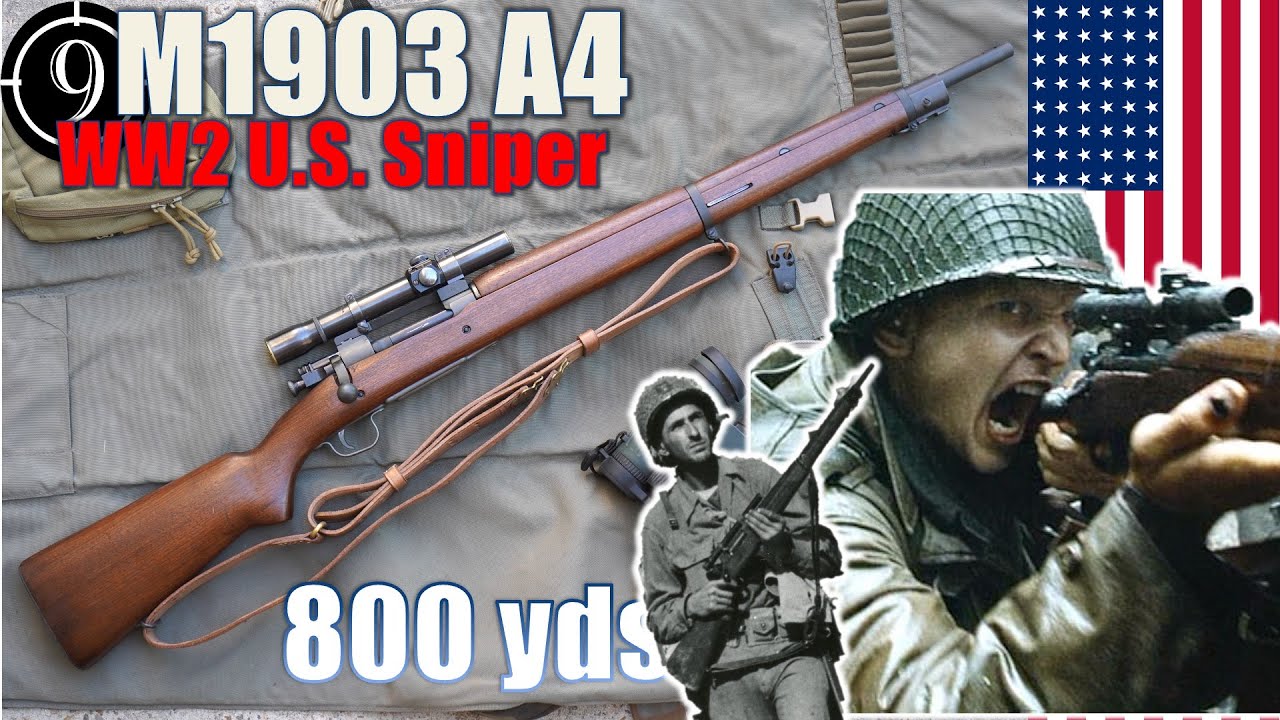 M1903a4 U.S. WW2 Sniper to 800yds: Practical Accuracy