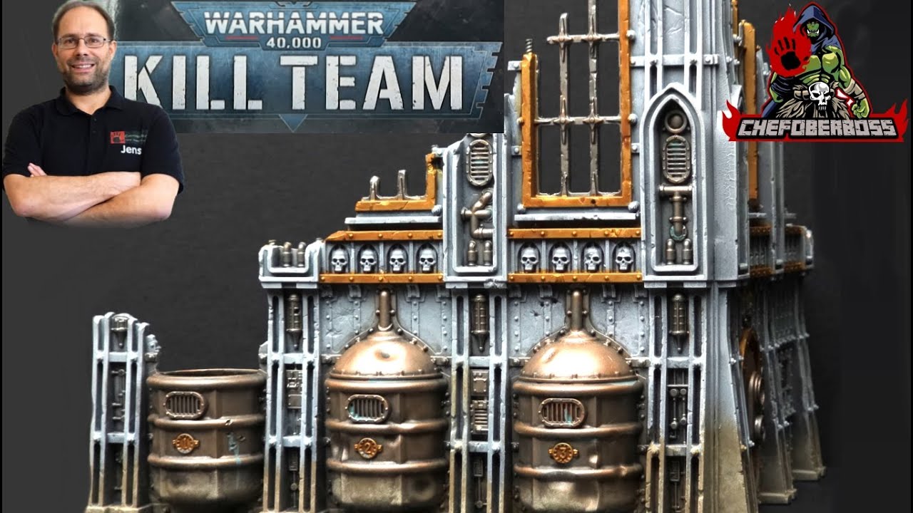 Wie bemalt man Kill Team Ruinen - Gelände / für Kill Team Hivestorm (Boxart, Bemal Tutorial)
