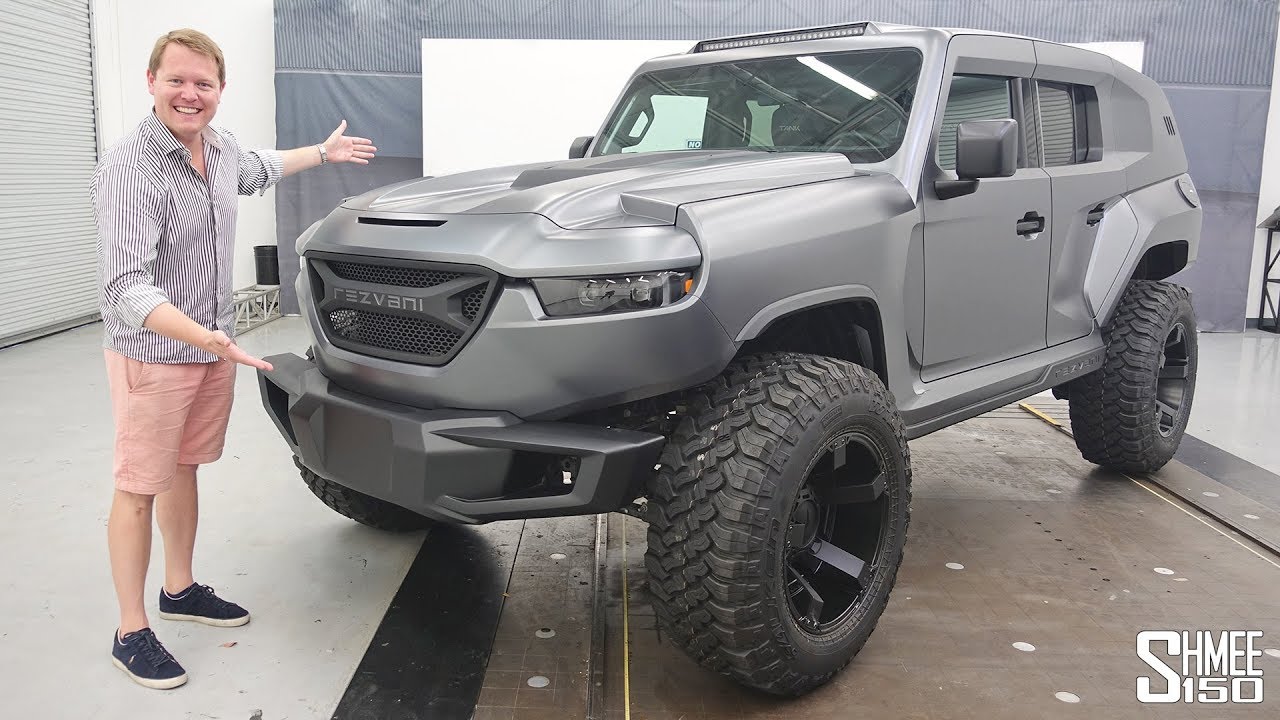The 2020 Rezvani Tank is a BULLETPROOF GADGET OVERLOAD!