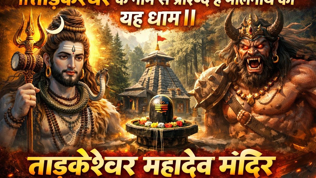 ||तारकासुर के नाम से प्रशिद्ध है भोलेनाथ का यह धाम। (ताड़केश्वर)||