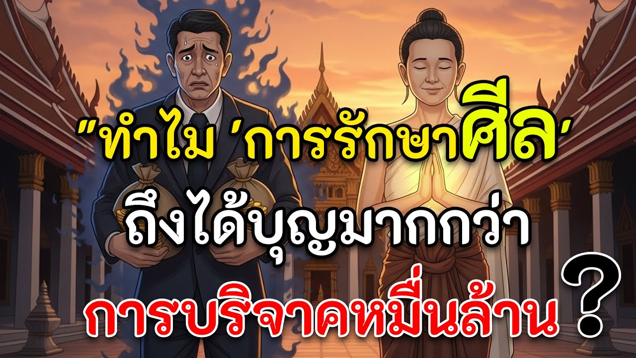 ทำไมรักษาศีล 1 ข้อ ได้บุญมากกว่าบริจาค 100 ล้าน? | พระพุทธเจ้าตอบ