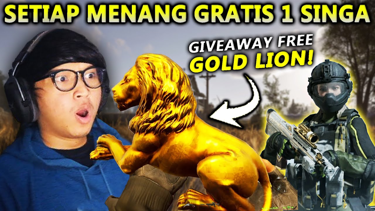 🔴GIVEAWAY SINGA EMAS GRATIS SETIAP AKU MENANG DI ARENA BREAKOUT!