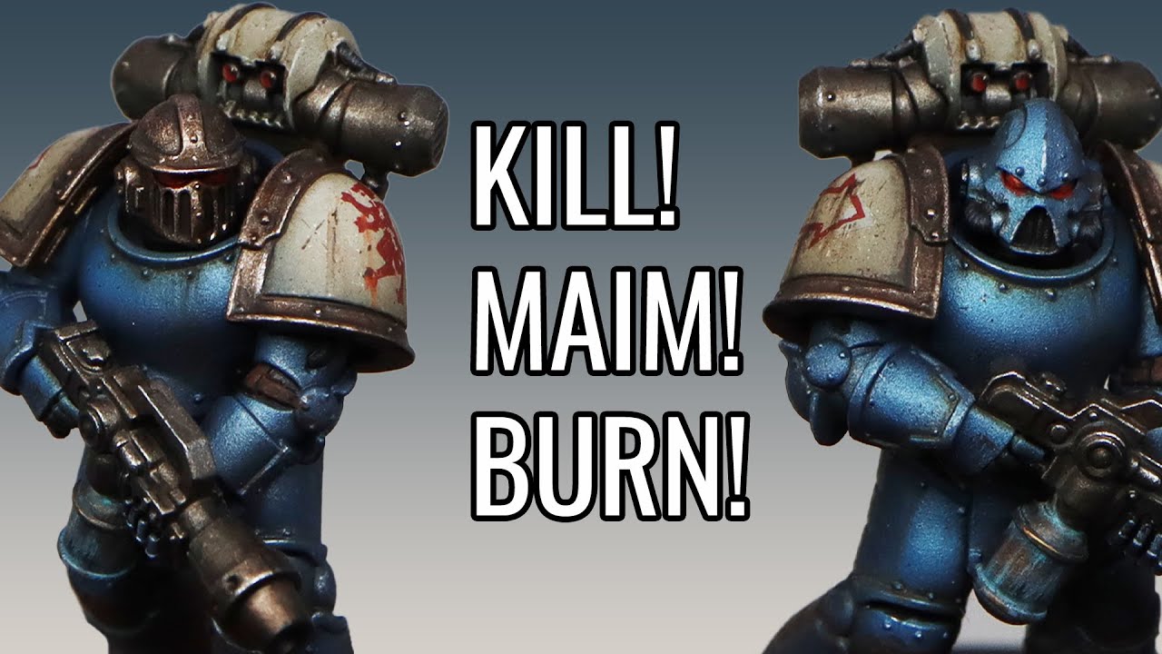 How to Paint WARHOUNDS | Pre Heresy Space Marines | WORLD EATERS | WARHAMMER: The Horus Heresy