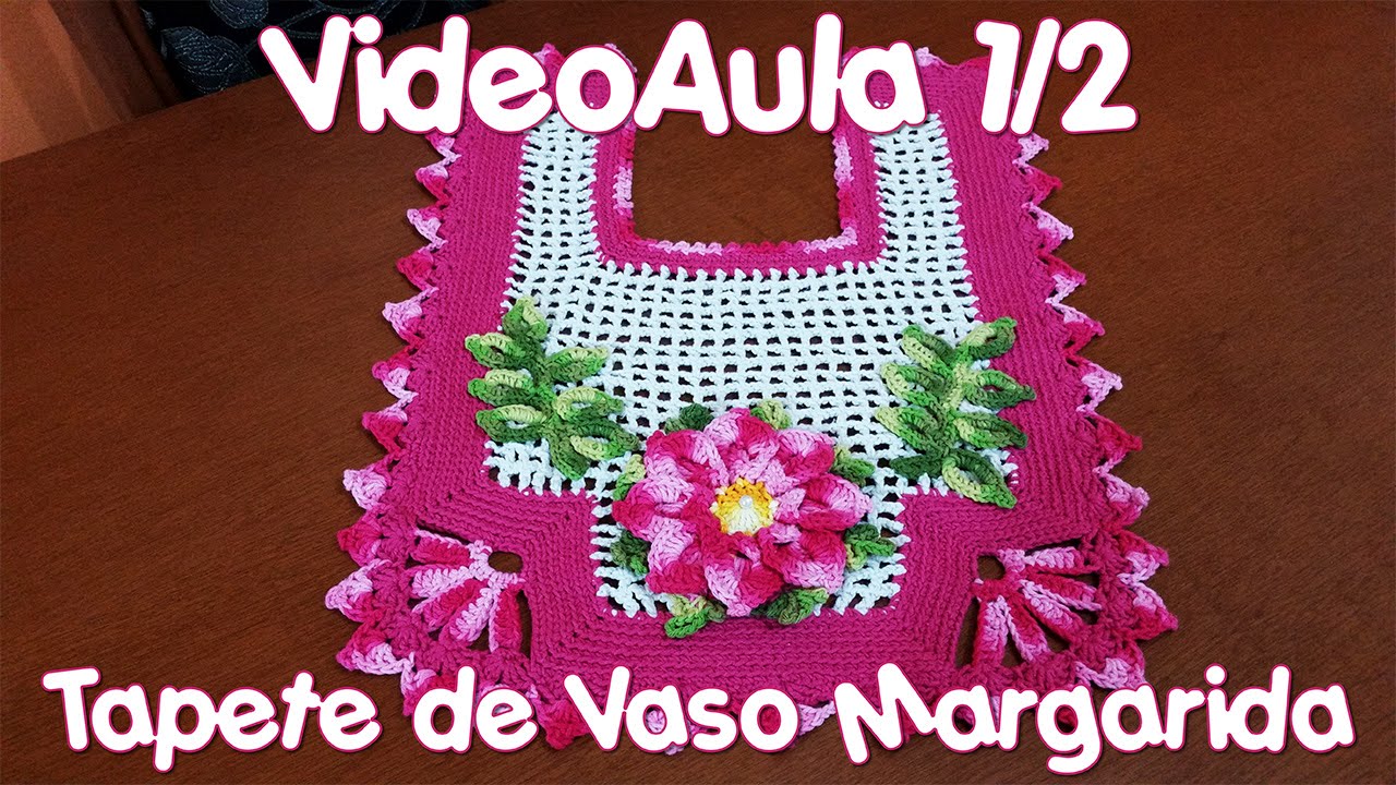 Tapete de Vaso Margarida 1/2