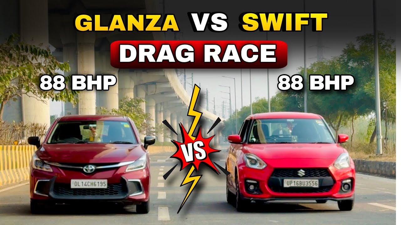 DRAG RACE : Glanza VS Swift  🚀