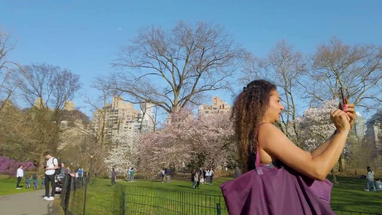 Walk Through Central Park - Early Spring in New York (April 2023) [4k]