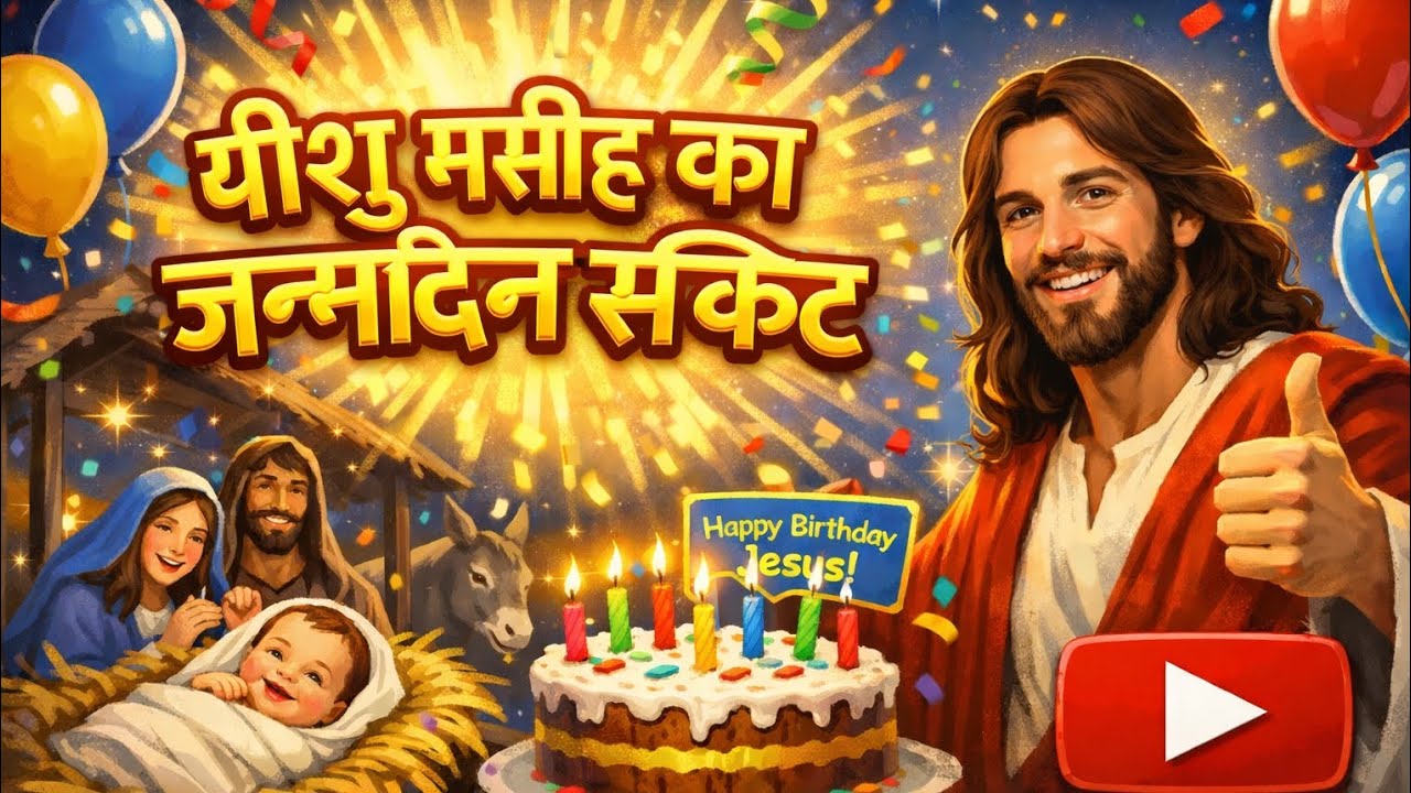 Jesus birthday skit यीशु मसीह का जन्मदिन स्किट्‌ 