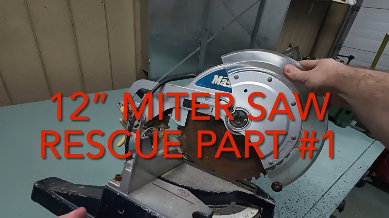 12” Miter Saw Dumpster Find