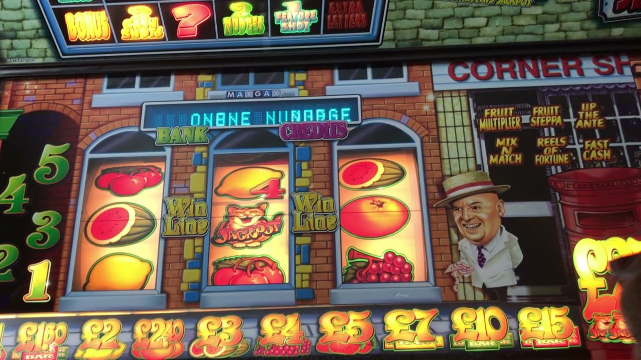 CORONATION  STREET PLAYED BY STAN THE ARCADE DOG . MAYGAY FRUIT MACHINE.