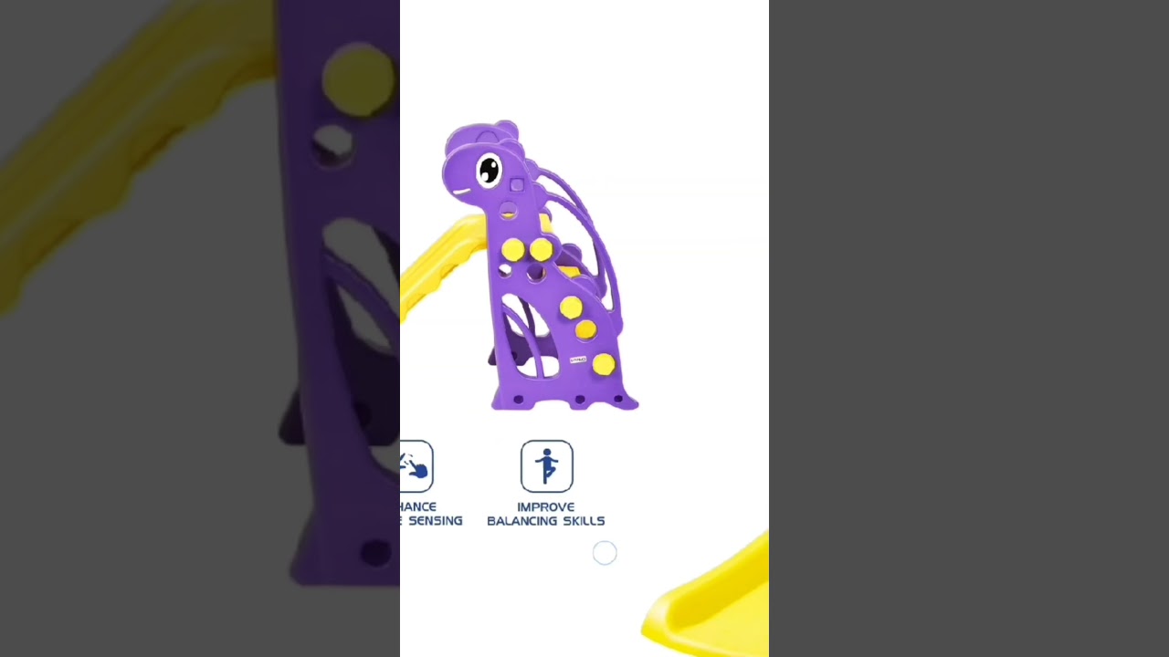 Yellow and Purple | Safe & Fun - Indoor/Outdoor Toy | Ideal for Boys/Girls - 2 Years to 4years