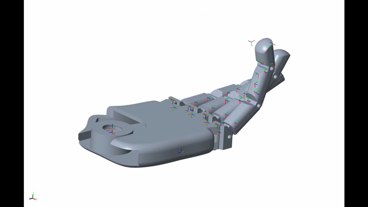 Robotics Project 2022 - Design and Implementation of anAnthropomorphic Robotic Hand