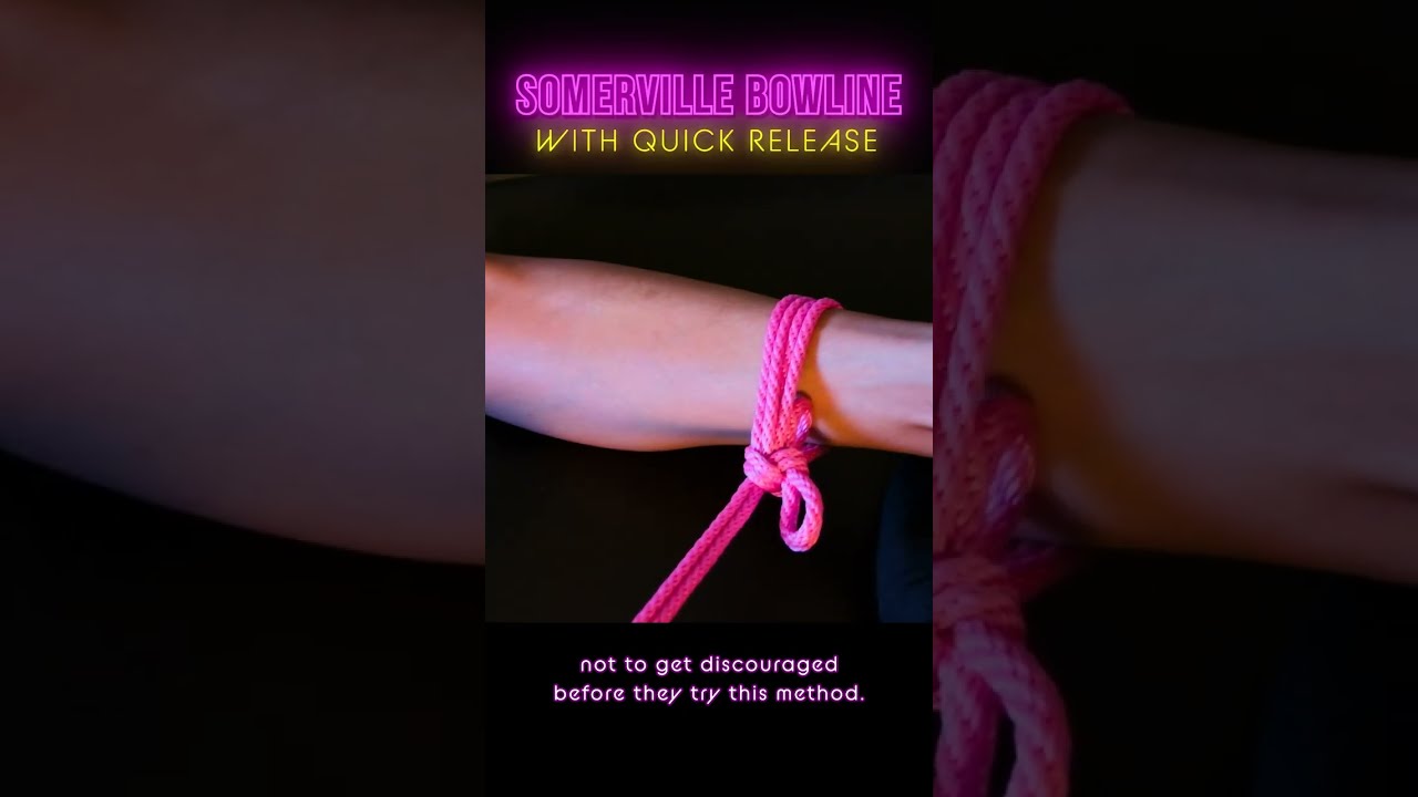 The easiest Somerville Bowline Tutorial you will ever do. Cutest too!