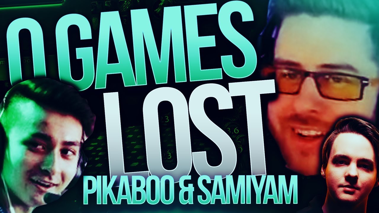 0 GAMES LOST with PIKABOO & SAMIYAM