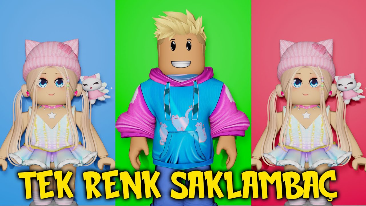 Tek Renk Saklambaç Challenge | Roblox Hide and Seek One Color