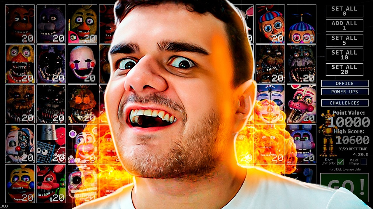EU VOLTEI PRA 50/20 da ULTIMATE CUSTOM NIGHT de FNAF...