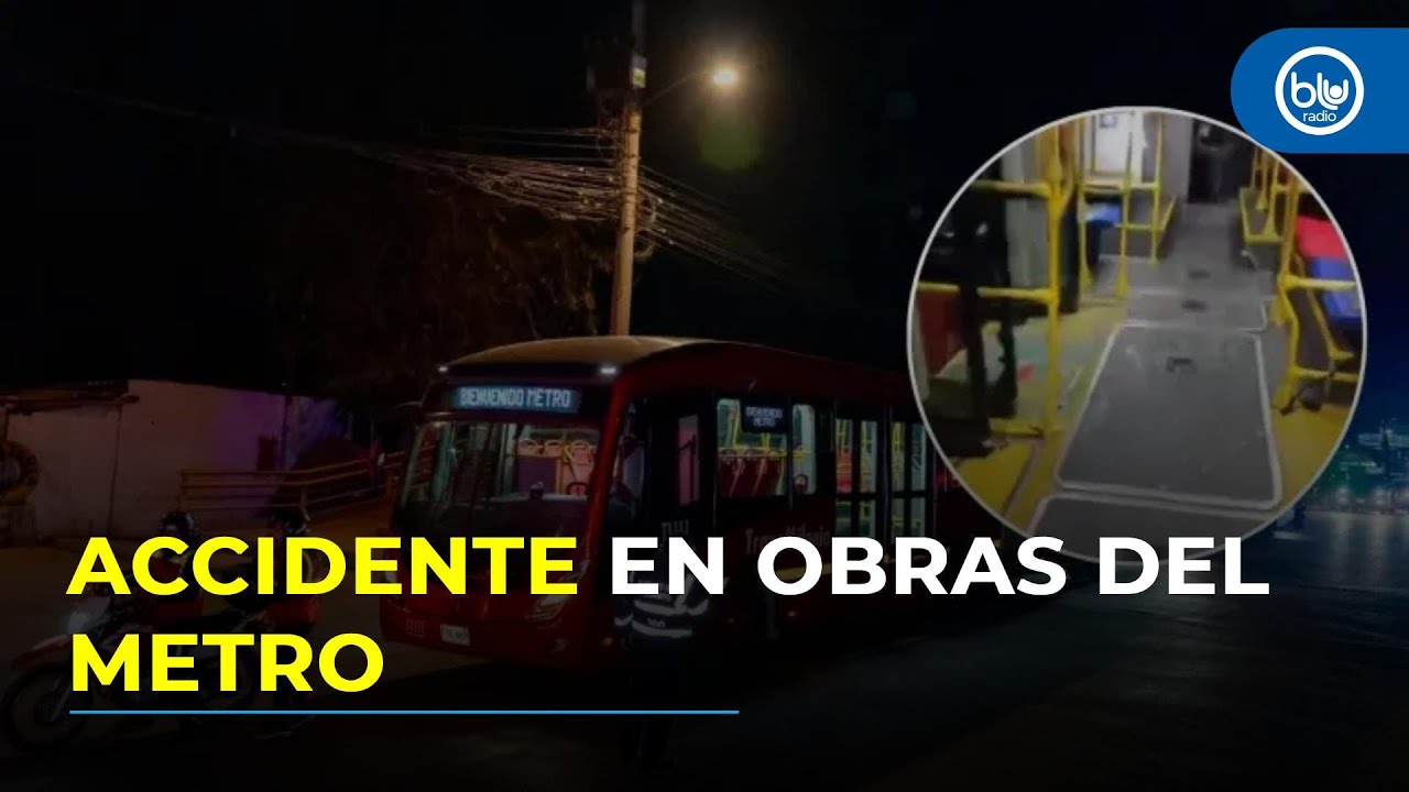 Impactantes imágenes: maquinaria del Metro cayó sobre bus de TransMilenio en Bogotá