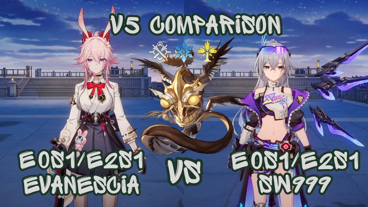 (V5) HSR 4.2 | E0S1/E2S1 Evanescia vs SW999 | Neutral Non-Shill Environment | 3.8 Ichor Knight III