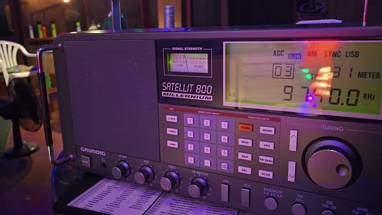 Radio Romania on 9.740 mhz